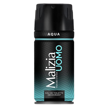 Malizia Uomo Deodorant Aqua 150 ML - Karout Online -Karout Online Shopping In lebanon - Karout Express Delivery 