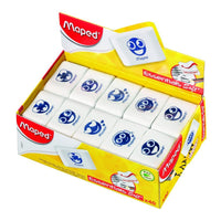 Maped 112911 Essentials Soft Faces Eraser (Pack of 40).