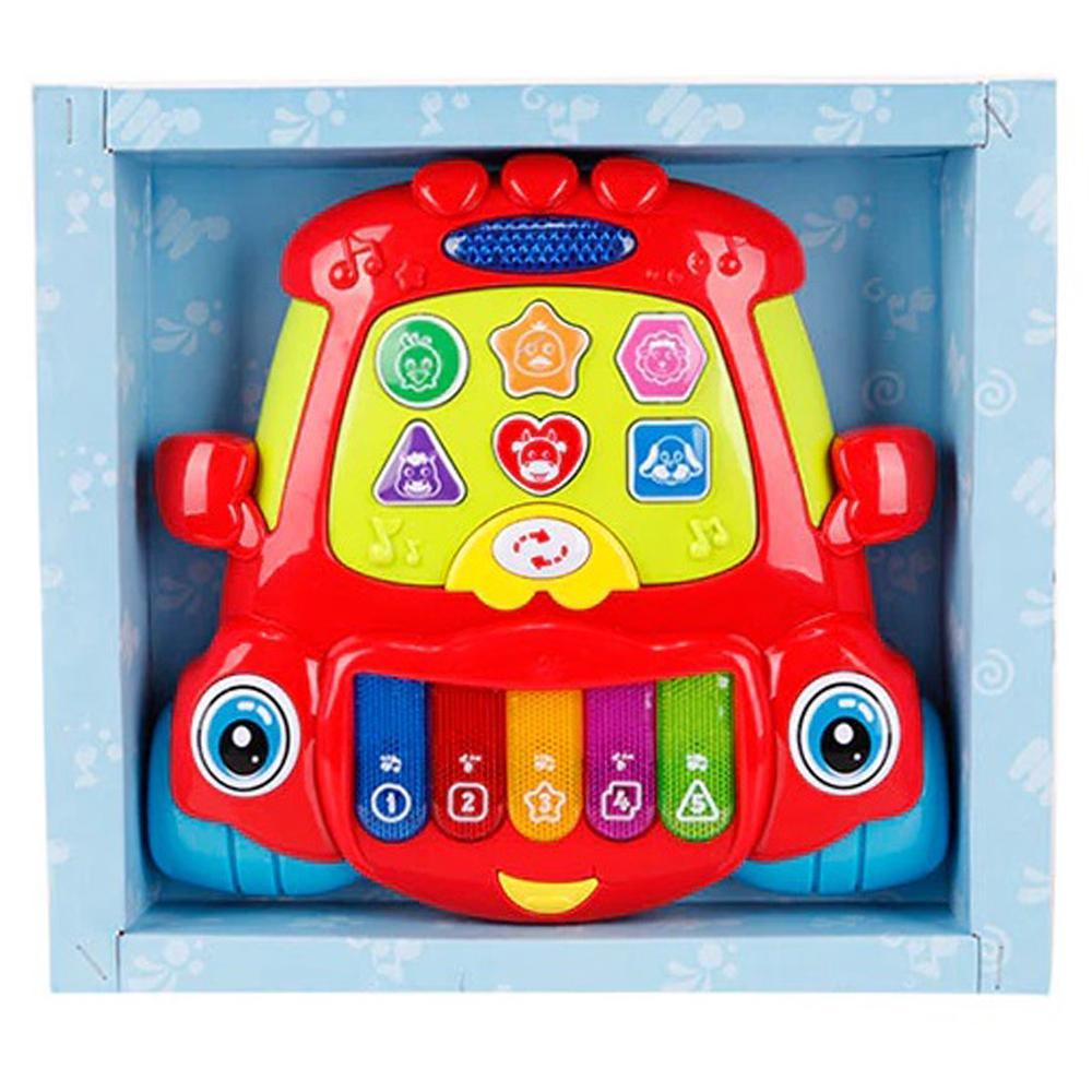 Baby Electronic Piano Car Red Toys &