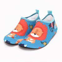 Kids Slippers Quick Dry Kids Water Swimming Shoes with Heel Child Water Socks Cartoon
