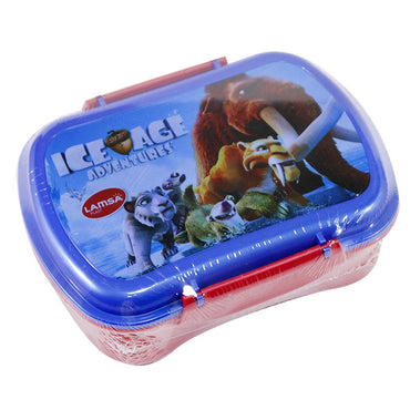 lamsaplast Kids Lunch Box With Fork and Spoon - Karout Online -Karout Online Shopping In lebanon - Karout Express Delivery 