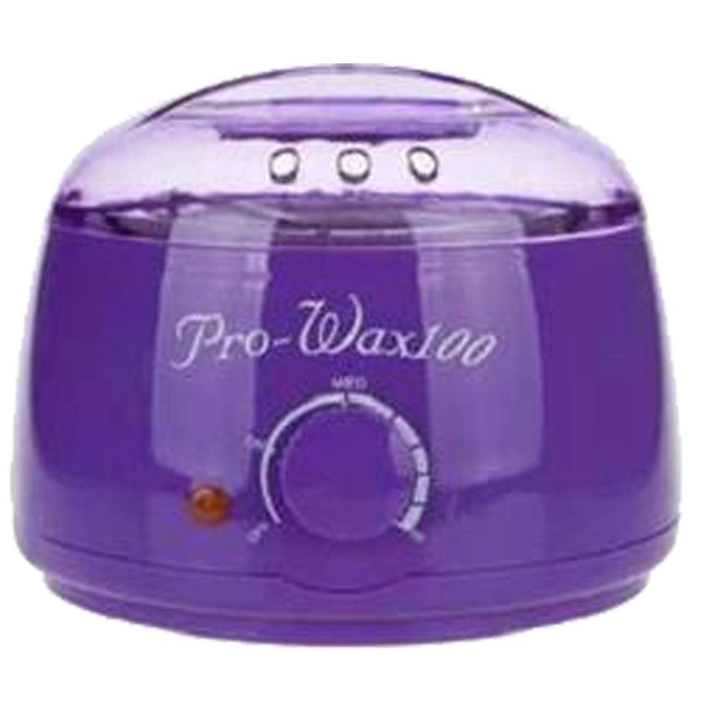 Pro-Wax 100 Hot Wax Heater/warmer Salon Spa Beauty Equipment For Hard Strip Waxing 400Ml Purple