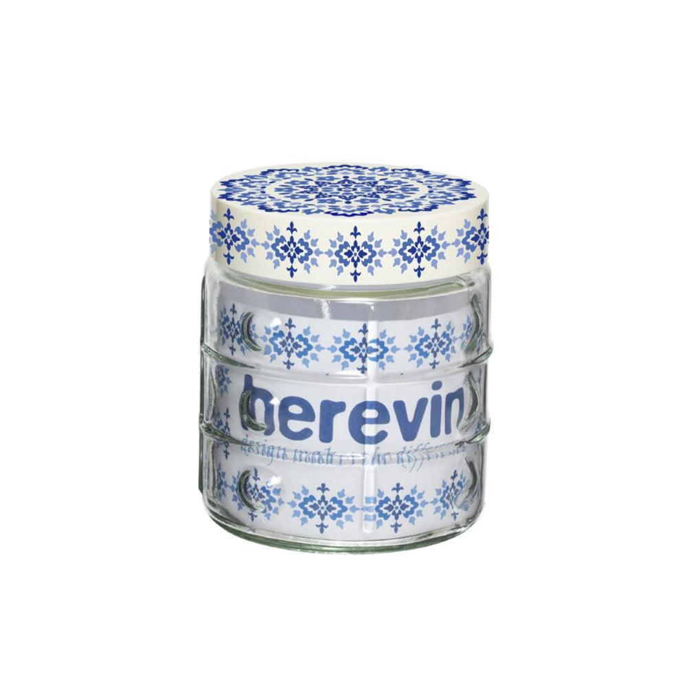 Herevin Embossed Canister Ethnic - 1Lt - Karout Online -Karout Online Shopping In lebanon - Karout Express Delivery 