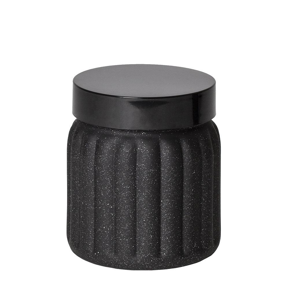 Herevin Embossed Canister -Sim Mat Black / 1Lt - Karout Online -Karout Online Shopping In lebanon - Karout Express Delivery 