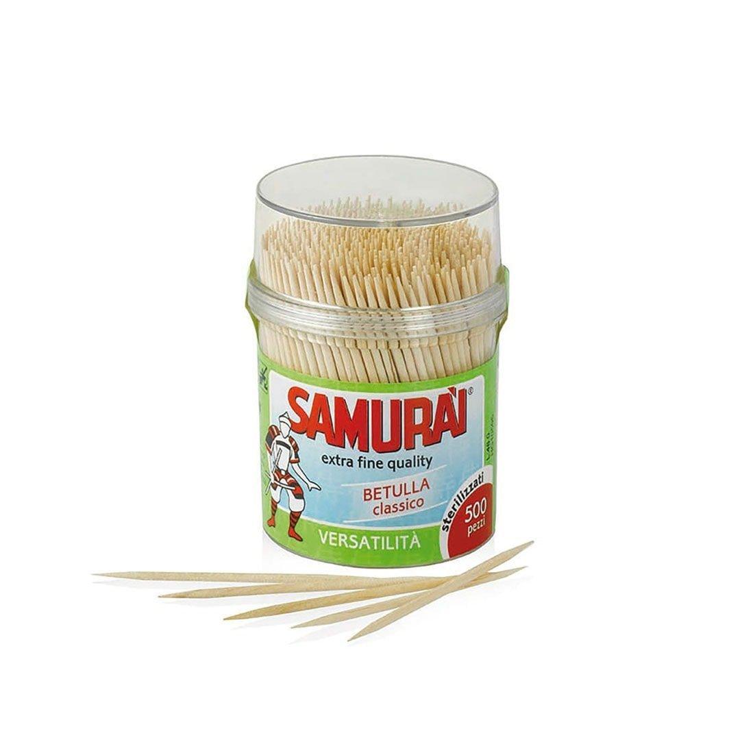 Samurai 500 Toothpick in Round Plastic Box - Karout Online -Karout Online Shopping In lebanon - Karout Express Delivery 