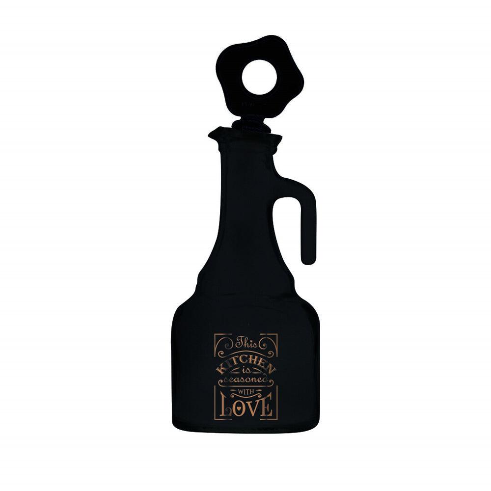 Herevin Black Oil Bottle / 275ml - Karout Online -Karout Online Shopping In lebanon - Karout Express Delivery 