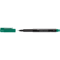 Faber Castell OHP Marker Permanent F, Green - Karout Online -Karout Online Shopping In lebanon - Karout Express Delivery 