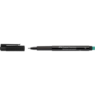 Faber Castell OHP Marker Permanent F, Black - Karout Online -Karout Online Shopping In lebanon - Karout Express Delivery 