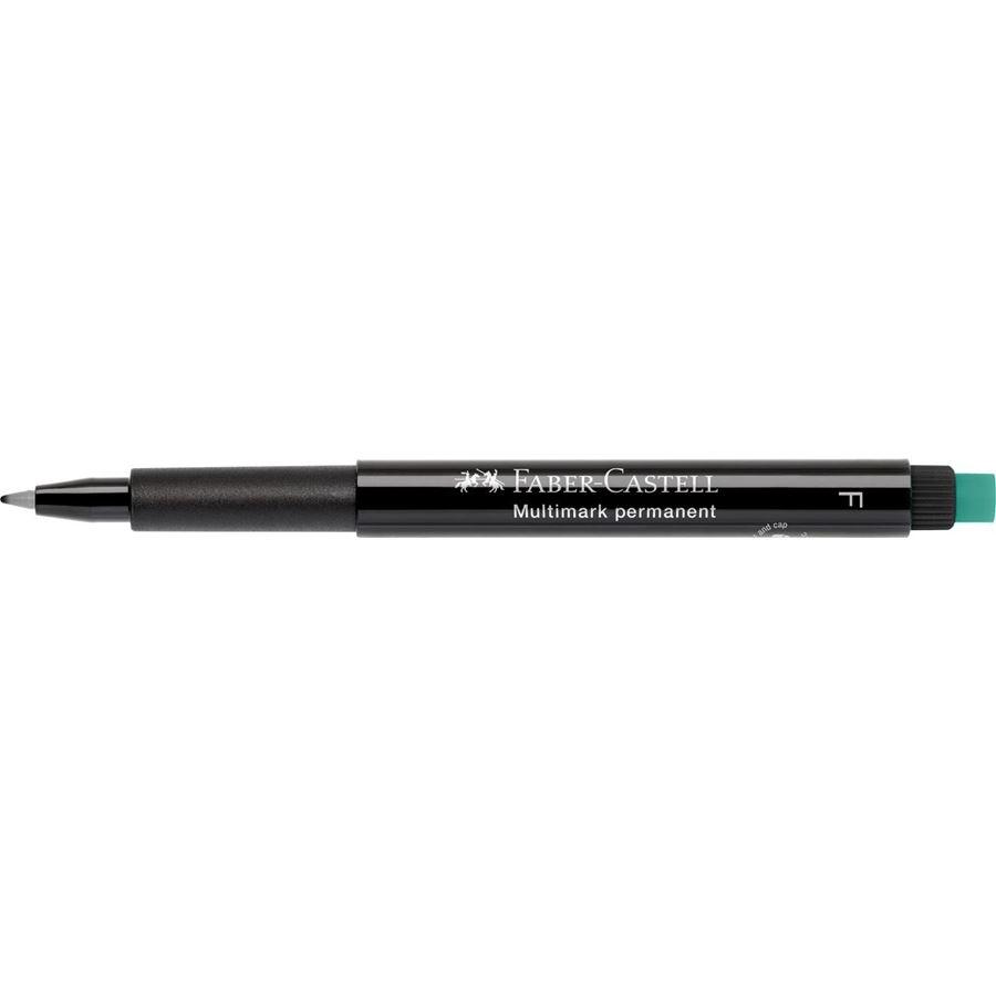 Faber Castell OHP Marker Permanent F, Black - Karout Online -Karout Online Shopping In lebanon - Karout Express Delivery 