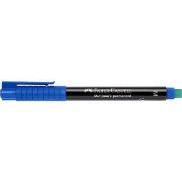 Faber Castell OHP Marker Permanent M, Blue / 25516 - Karout Online -Karout Online Shopping In lebanon - Karout Express Delivery 