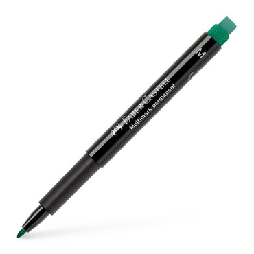 Faber Castell OHP Marker Permanent M, Green - Karout Online -Karout Online Shopping In lebanon - Karout Express Delivery 