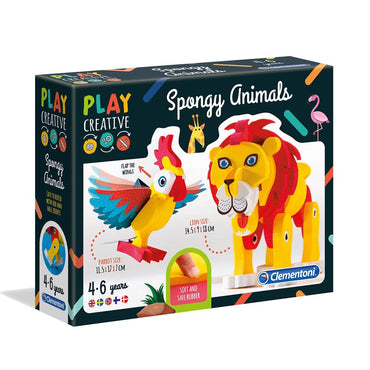Clementoni Play Creative Spongy Animals - Karout Online -Karout Online Shopping In lebanon - Karout Express Delivery 