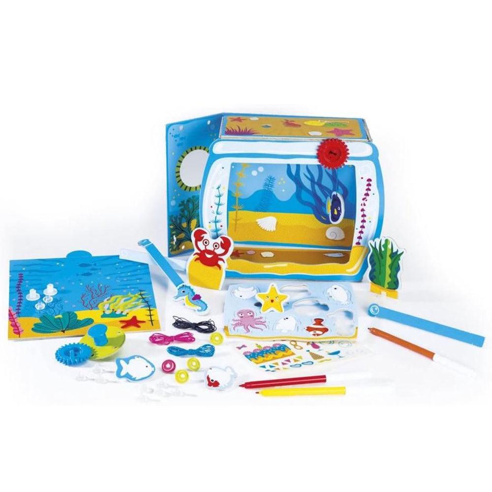 CLEMENTONI Play creative Make Your Own Aquarium - Karout Online -Karout Online Shopping In lebanon - Karout Express Delivery 