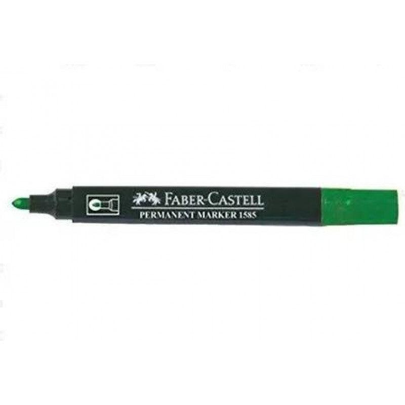 Faber Castle Permanent Marker Round Tip Green - Karout Online -Karout Online Shopping In lebanon - Karout Express Delivery 