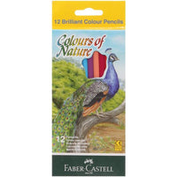 Faber Castle Long Color Pencils 12 Pieces / 134220 - Karout Online -Karout Online Shopping In lebanon - Karout Express Delivery 