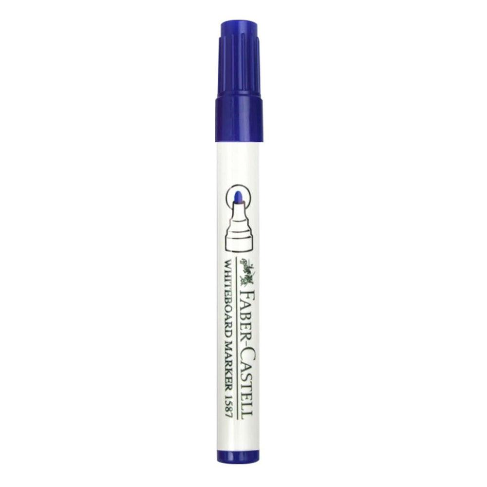 Faber Castell Whiteboard Marker Round Tip Blue / 87514 - Karout Online -Karout Online Shopping In lebanon - Karout Express Delivery 
