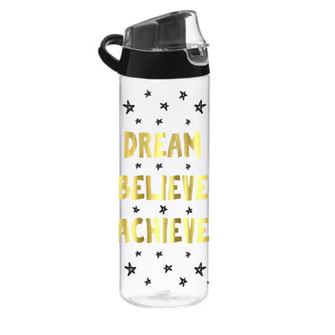 Herevin Sports Water Bottle - Dream Believe Achieve 750ml