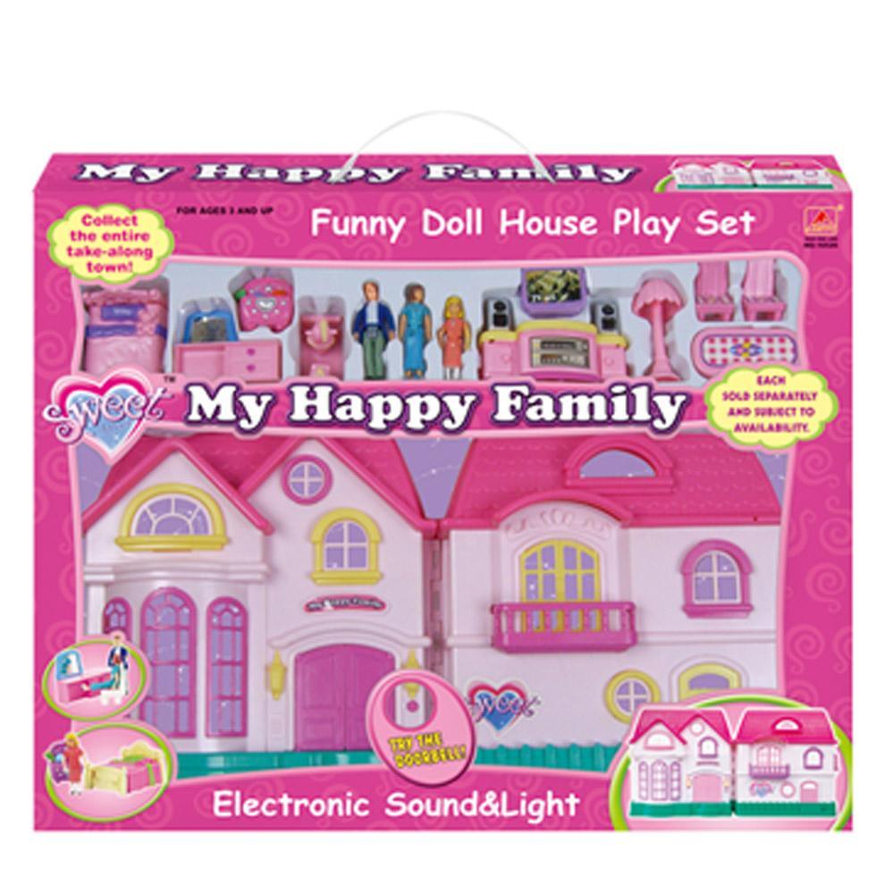 Funny Doll House Play Set.