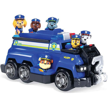 Paw Patrol Chase’s Total Team Rescue Police Cruiser Vehicle with 6 Pups - Karout Online -Karout Online Shopping In lebanon - Karout Express Delivery 