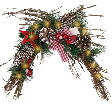 Christmas Decoration Swag 50 cm+ 20 lamps.