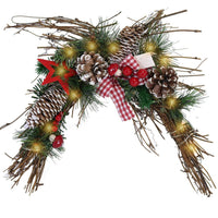 Christmas Decoration Swag 50 cm+ 20 lamps.