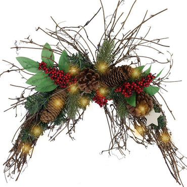 Christmas Decoration Swag 50 cm+ 20 lamps.