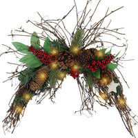 Christmas Decoration Swag 50 cm+ 20 lamps.