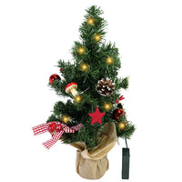 Christmas Plant Pot Christmas Light Up Tree 40 cm.