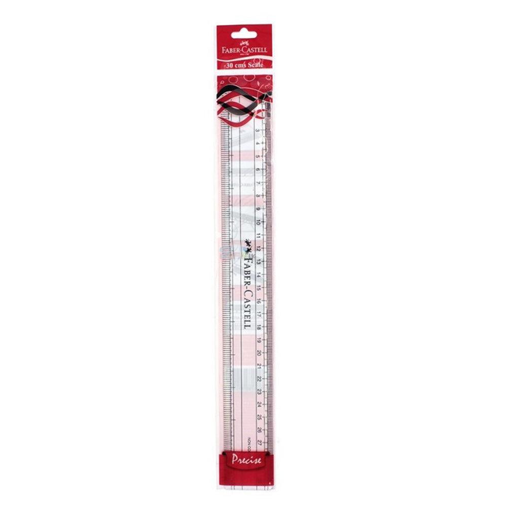 Faber Castell Plastic Ruler 30 cm / 12207 - Karout Online -Karout Online Shopping In lebanon - Karout Express Delivery 