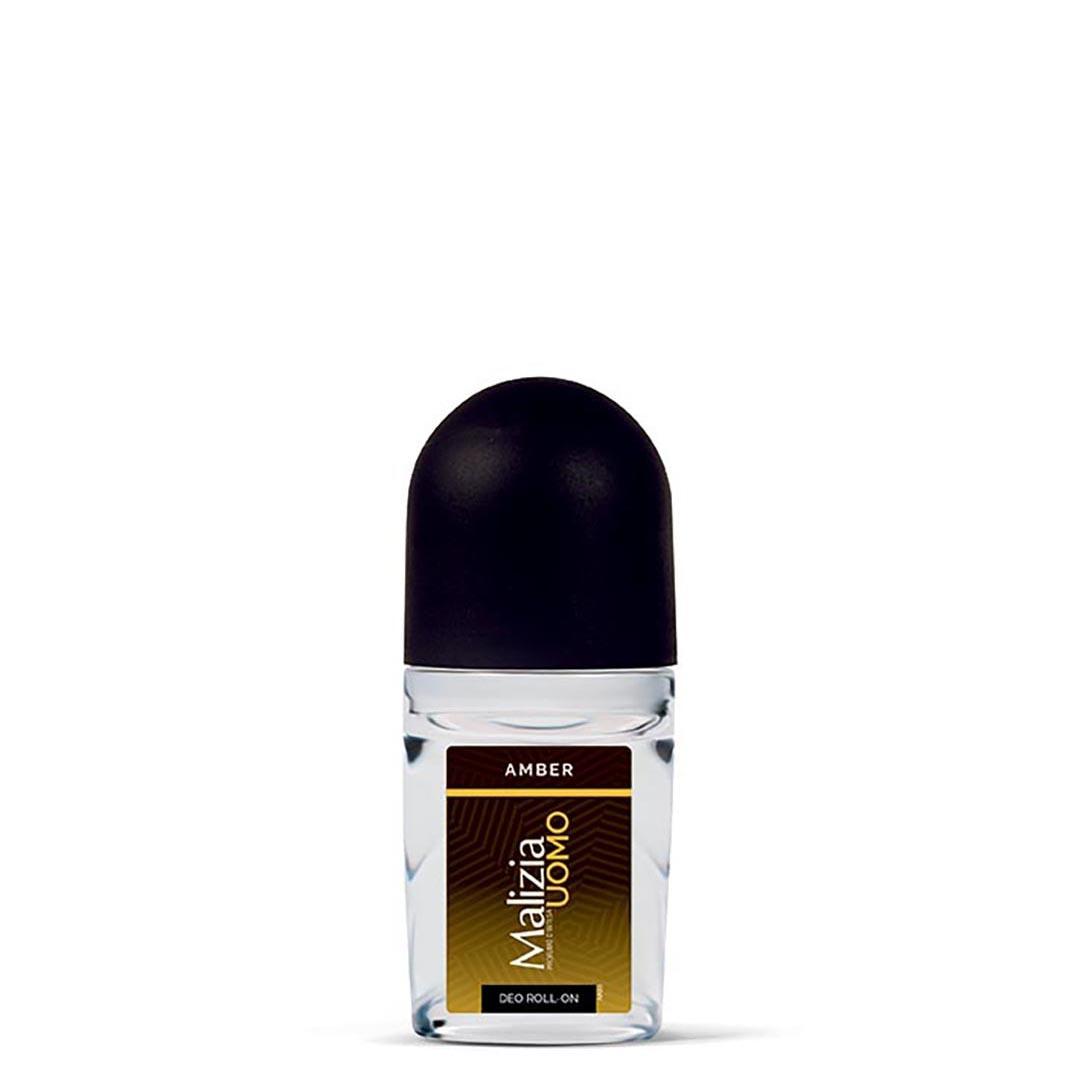 Malizia Uomo Amber Roll-On Glass 50ml - Karout Online -Karout Online Shopping In lebanon - Karout Express Delivery 
