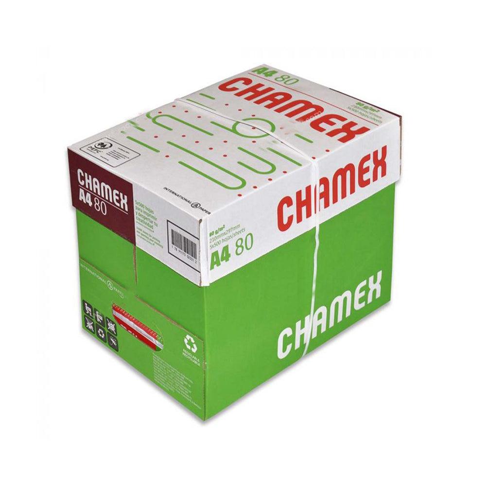 Chamex Photocopy Paper 5-Ream/Box, A4 Size, 80gsm / G081 - Karout Online -Karout Online Shopping In lebanon - Karout Express Delivery 