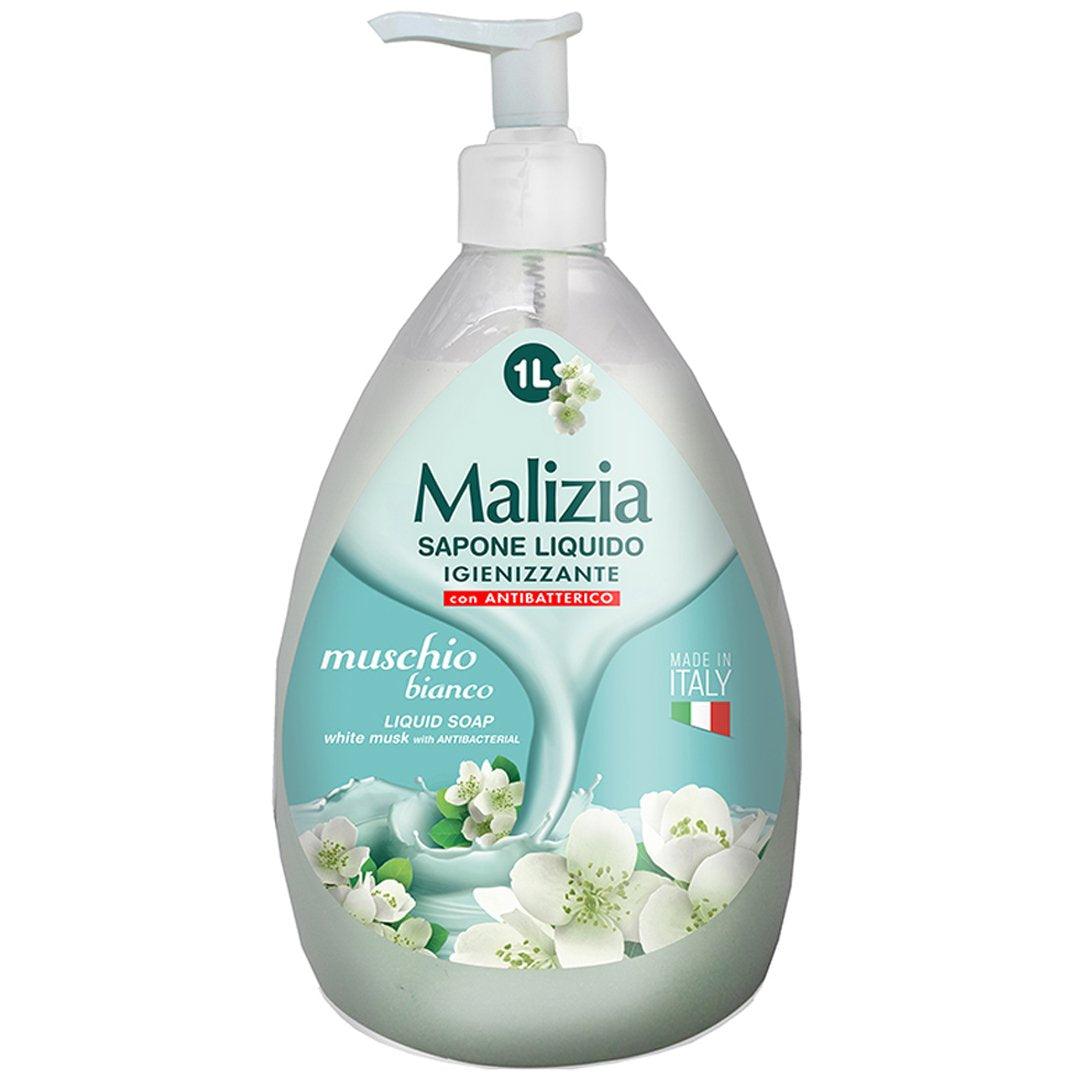 Malizia White Musk Antibacterial Liquid Soap 1L - Karout Online -Karout Online Shopping In lebanon - Karout Express Delivery 