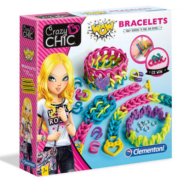 Clementoni Crazy Chic Bracelets Wow - Karout Online -Karout Online Shopping In lebanon - Karout Express Delivery 