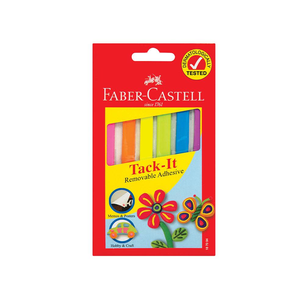 Faber Castell Tack It 50g 6 Colors - Karout Online -Karout Online Shopping In lebanon - Karout Express Delivery 