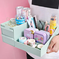 Creative Multi-function Penholder Desktop Debris Cute case Box Desk Desk Storage Drawer