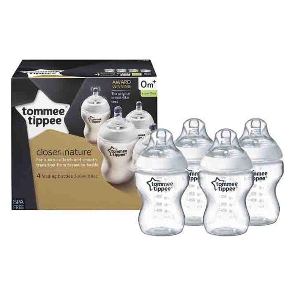 Tommee Tippee – Closer To Nature Feed Bottles – 4 Pack / 25405 - Karout Online -Karout Online Shopping In lebanon - Karout Express Delivery 