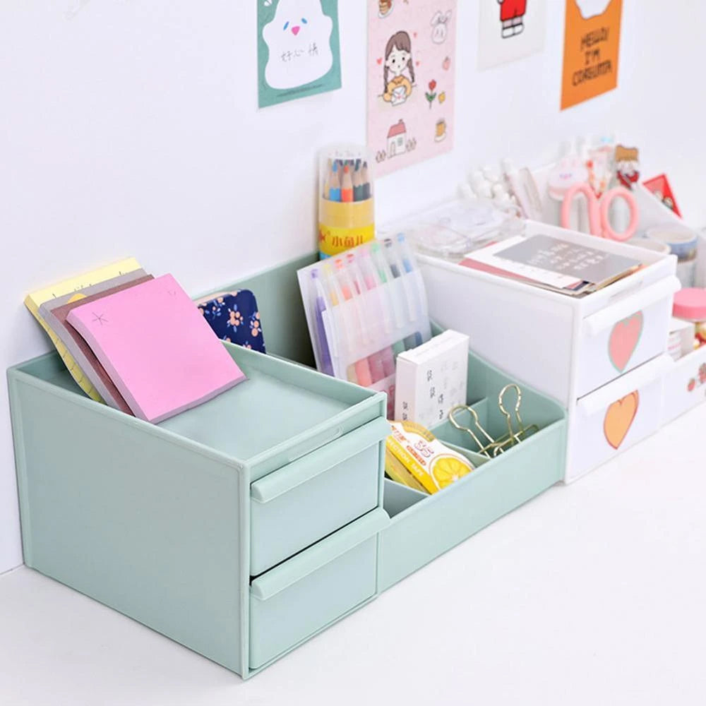 Creative Multi-function Penholder Desktop Debris Cute case Box Desk Desk Storage Drawer