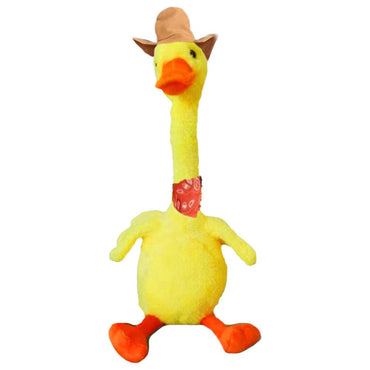 Dancing And Twisting Duck Luminous Voice Interaction Plush Toy (NET) - Karout Online -Karout Online Shopping In lebanon - Karout Express Delivery 