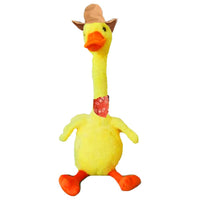 Dancing And Twisting Duck Luminous Voice Interaction Plush Toy (NET) - Karout Online -Karout Online Shopping In lebanon - Karout Express Delivery 