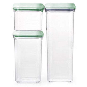 Plastic Food Storage Containers Set of 3 / 4125 - Karout Online -Karout Online Shopping In lebanon - Karout Express Delivery 