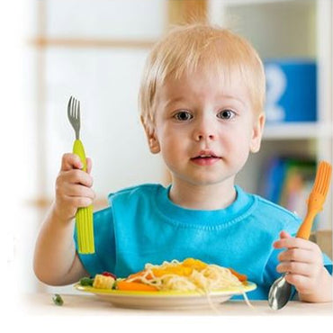 Pranky Baby  Set Of Hairy Kids Silicone Utensil 2 Pcs