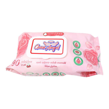 Clean Angel Wet Wipes 90 Pcs - Karout Online -Karout Online Shopping In lebanon - Karout Express Delivery 