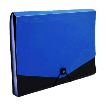 Multi Pocket Plastic File Folder With Button Lock / F-133 - Karout Online -Karout Online Shopping In lebanon - Karout Express Delivery 