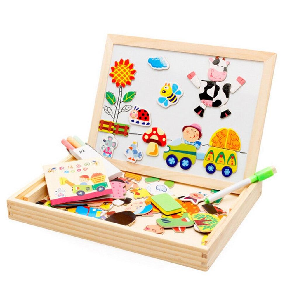 White Board Happy Farm Puzzle F-966 - Karout Online -Karout Online Shopping In lebanon - Karout Express Delivery 