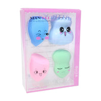 Man Fei Makeup Sponge set 4 pcs - Karout Online -Karout Online Shopping In lebanon - Karout Express Delivery 