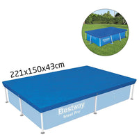 Shop Online Flowclear Bestway 58103 Rectangle COVER for Swimming Pool  2.24 x 1.54m - Karout Online Shopping In lebanon