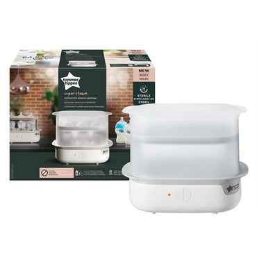 Tommee Tippee Closer To Nature Electric Steam Steriliser White - Karout Online -Karout Online Shopping In lebanon - Karout Express Delivery 