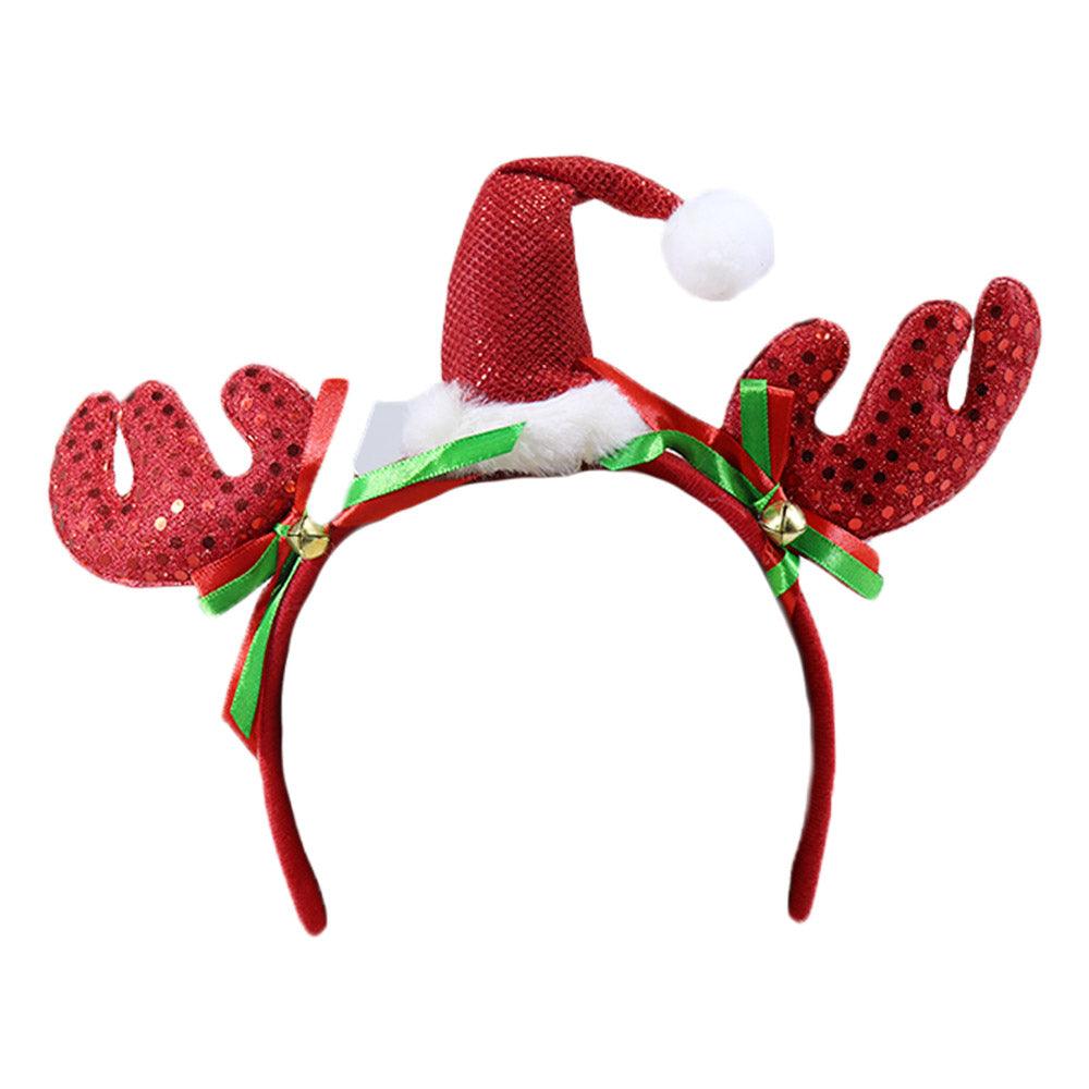 Shop Online Christmas Glitter Decorated Kids Headband / Q-1014 - Karout Online Shopping In lebanon