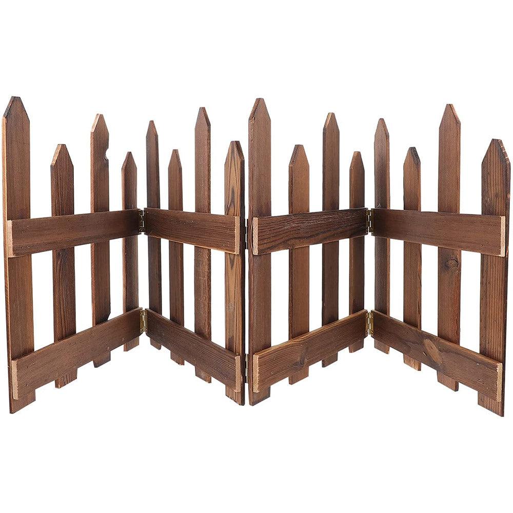 Christmas Outdoor Wood Fence 120 x 30 cm / C-253 - Karout Online -Karout Online Shopping In lebanon - Karout Express Delivery 