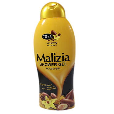 Malizia Shower Gel Argan & Vanilla 700ml - Karout Online -Karout Online Shopping In lebanon - Karout Express Delivery 